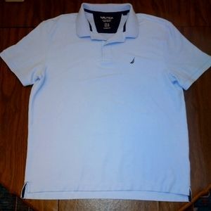 Nautica Performance Deck Shirt XL Light Blue
